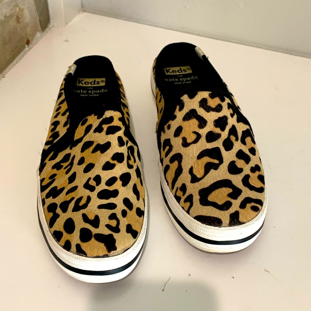 Kate Spade Ked’s New Women's Mule Leopard Sneaker Size 6